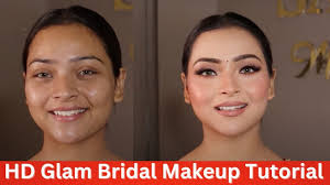 how to do glossy bridal makeup in