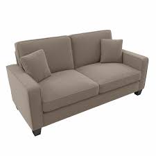 Bush Furniture Stockton Sofa 85w Beige Herringbone