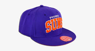 On the front crown an embroidered grey and team color logo is complimented by a uniform inspired pattern. Mitchell Ness Nba Phoenix Suns Fitted Cap Nba Free Transparent Png Download Pngkey