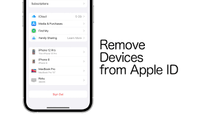 unused devices from apple id
