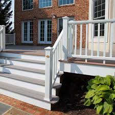 Our vinyl railings are reinforced with strong, durable aluminum. Trex Transcend Rail Kit With Square Balusters 36