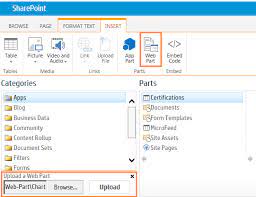 chart web part in sharepoint 2016