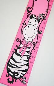 Pink Zebra Growth Chart Hot Pink Zebra Stripes Custom