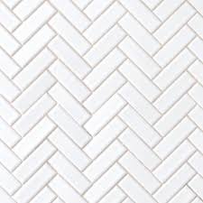 Products tusk 2 x 6. Festival Glossy White Herringbone Porcelain Mosaic 12 X 12 100831809 Floor And Decor