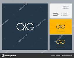 letters logo aig template business