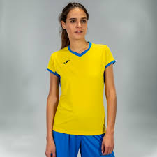 Do you have the side slit tunic? S S T Shirt Championship Iv Yellow Royal Blue Women Joma