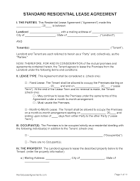 Lessee agrees to rent the apartment for use Free Lease Agreement Templates Pdf Word