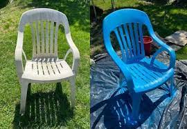 How To Spray Paint Plastic Chairs And