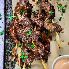 easy air fryer beef satay with nut free