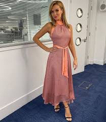 amanda holden wows in silky new dress