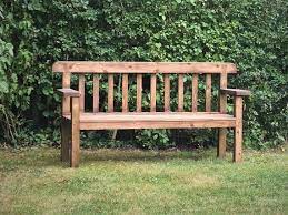 Garden Bench Seat With Wide Arms