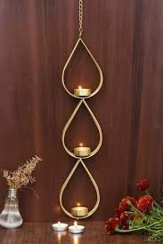 Brass Decorative Wall Hanging Candle