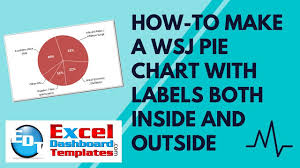 How To Make A Wsj Excel Pie Chart With Labels Both Inside
