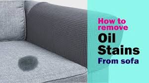 how to remove oil stains from sofa