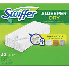 swiffer sweeper dry cloth mop refill