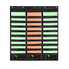 Buy Wall Hanging Pocket Chart Storage File Folder Organizer