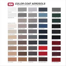 Sem Products Vcs Cc Color Coat Color Card Chart For Plastic Vinyl Flexible Coatings
