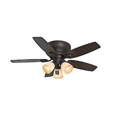 Shop Casablanca 44 Durant Low Profile Ceiling Fan With Light Kit And Pull Chain Maiden Bronze Maiden Bronze Overstock 10151221