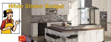 Plenty of decorating options with shaker kitchen design. Budget White Shaker Kitchen Cabinets Kitchen Cabinet Depot