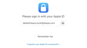 how to delete an apple id account