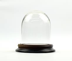 Vintage Look Small Glass Dome With