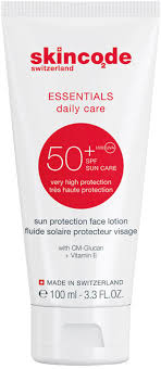 skincode sun protection face lotion spf