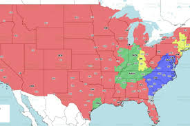 Nfl Distribution Map Will Get To See The Steelers Vs