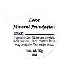 loose mineral foundation ing