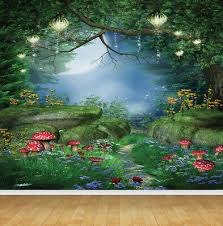 Magical Forest Fairies Feature Wall Art