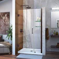 Frameless Hinged Shower Door