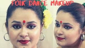 folk dance makeup tutorial quick fix