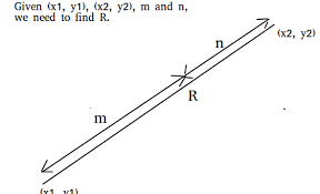 Section Formula Point That Divides A