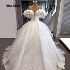 Here are some gorgeous and breathtaking examples. Gorgeous Ball Gown Wedding Dresses Illusion Deep V Neck Sweep Train Long Church Bridal Gowns Garden Wedding Dress Robe De Mariee Buy At The Price Of 369 00 In Aliexpress Com Imall Com
