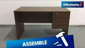 Computer desks are usually writing height, with a keyboard tray at arm level. Coventry Desk Assembly Instructions Youtube