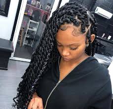 8best braid hairstyles for thin hair. Braid Hairstyles African American Weave Jumboboxbraids Hairstyle Women Pinterest Twist Braid Hairstyles African Braids Hairstyles Long Hair Styles