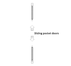 Sliding Pocket Doors Plan Dwg