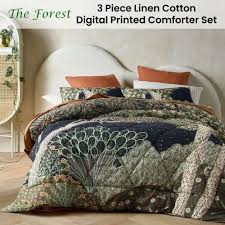 Digital Printed 3 Piece Comforter Set