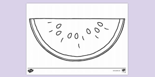 Check food and drinks for more colouring pages. Free Watermelon Colouring Page Colouring Sheets