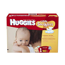 Huggies Little Snugglers Size 1 Giant Pack 160 Count Baby