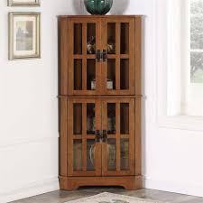 Glass Hallway Curio Cabinets For