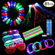 Party Favors For Kids Adults Glow In The Dark Supplies 81pcs Led Light Up Toys For Sale Online Ebay