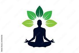 yoga meditation logo icon Stock Vector | Adobe Stock