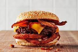 jr bacon western cheeseburger