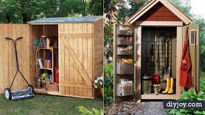 Build the walls and rafters out of wood beams, and make sure to build the back wall slightly shorter to create a slant. 31 Diy Storage Sheds And Plans To Make This Weekend