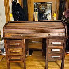 What set cutler's design apart from the desks that had previously been produced was the flexible tambour that covered the desktop and important papers while the desk was not being used. Oak Roll Top Desk For Sale Compared To Craigslist Only 2 Left At 60