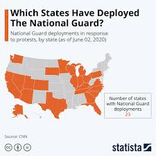 states have deplo the national guard