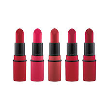 mini lipstick x5 bright mac cosmetics