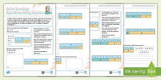 Y6 Maths Solve Two Step Equations