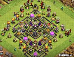 Th9 war base triton's features 5 viable locations for double giant bomb. Town Hall 9 Th9 War Trophy Base 569 With Link 11 2020 War Base Clash Of Clans Clasher Us