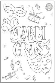 Download and print free 4th of july parade coloring pages to keep little hands occupied at home; Festive Mardi Gras Coloring Pages